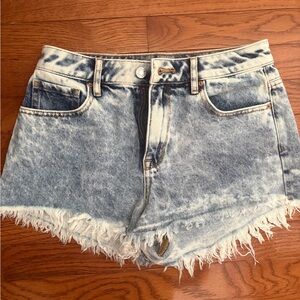 Pacsun Denim Frayed Hem Women's Shorts